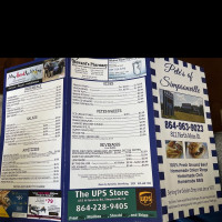 Pete's Of Simpsonville menu