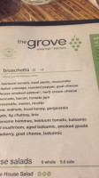 The Grove Wine Kitchen Cedar Park menu