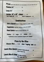 Vito's Pizzeria Of Pinehurst menu