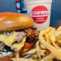 Tucker's Onion Burgers food