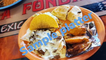 La Fonda Mexican Grill food