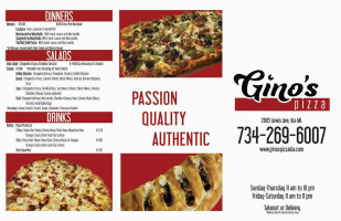 Gino’s Pizza In Ida food