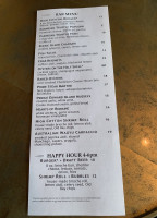 High Cotton Charleston menu