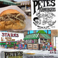 Pete's Hamburger Stand food