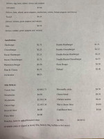 Pizza Dan's menu