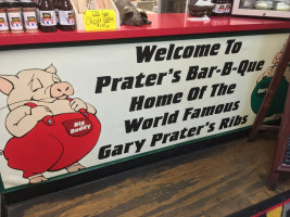 Prater's Bbq food