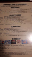 Click's Steakhouse menu