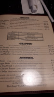 Click's Steakhouse menu