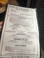 Enchanted Cafe menu