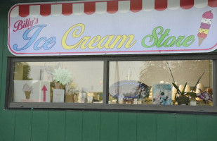 Billy's Ice Cream Store outside