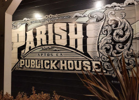 Parish Publick House Aptos food