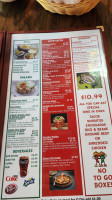 El Cantarito Mexican menu