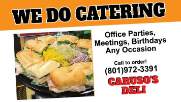 Caruso's Deli food