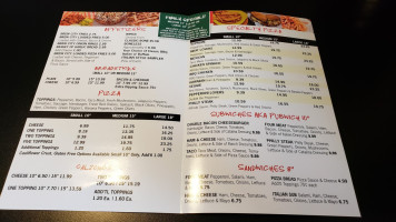 The Pizza Shoppe menu