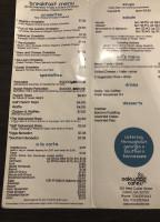 Oakwood Cafe menu