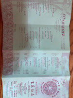 China Chefs menu