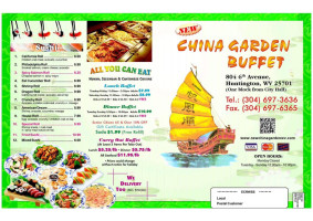 New China Garden Buffet menu