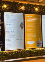 Chom Burger menu