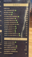 Silk Elephant menu