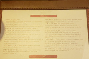 Delicia menu