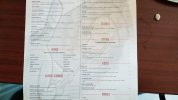 Bellissimo Pizza menu