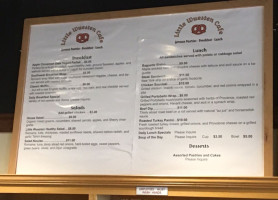 Little Wuesten Cafe menu