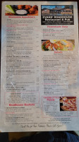 Eveans Roadhouse menu