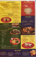 El Tapatio Authentic Mexican Restaurant Bar menu