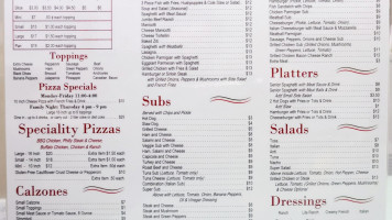 Italian Village menu