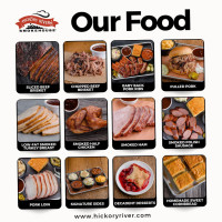 Hickory River Smokehouse food