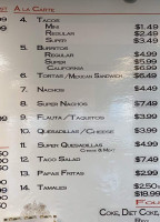 Panaderia Azteca Bakery menu