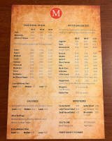 Modern Apizza menu