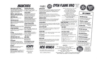 Hog Heaven menu