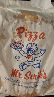 Mr. Scrib's Pizza food