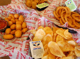 Zaxby's Chicken Fingers Buffalo Wings inside