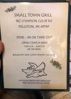 Small Town Grill menu