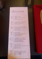 Sweet Red Bistro menu