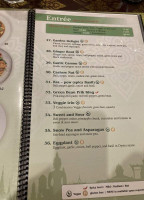 The Basil menu