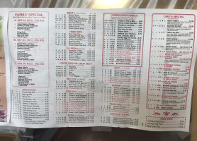 Asian Express menu