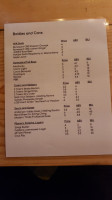 The Brown Owl menu