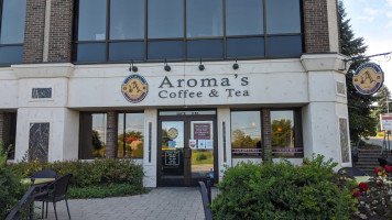 Aroma's Coffee Tea inside