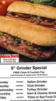 Mancino's Pizza Grinders Of Traverse City Chum's Corner food