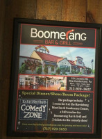 Boomerang Grill food