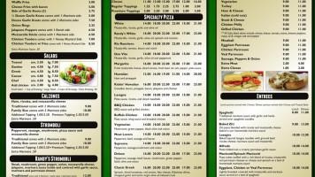 Randy's Pizza menu