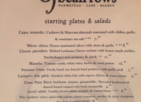 9 Bean Rows menu