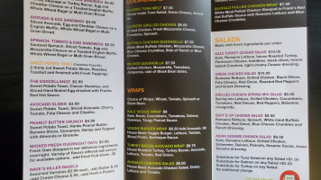 Wicked Fresh Cafe menu