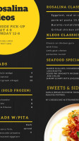 Kleos menu