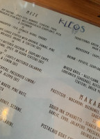 Kleos menu