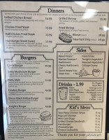 Sand Hills Corral menu