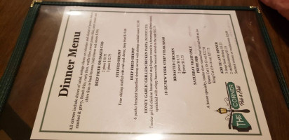 The Corner Pub Deli menu